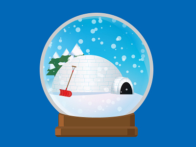 Igloo Snow Globe