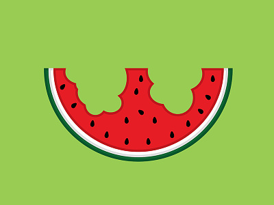 Letter W alphabet design drop cap food illustration illustrator letter typeface typography vector w watermelon