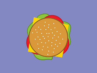 Letter O alphabet burger design drop cap food illustration illustrator letter o typeface typography vector