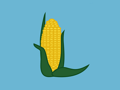 Letter L alphabet corn design drop cap food illustration illustrator l letter typeface typography vector