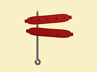 Letter F alphabet design drop cap f food hotdog illustration illustrator letter typeface typography vector