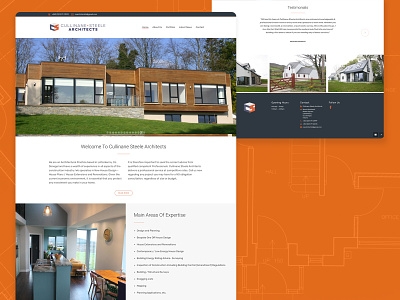 Cullinane & Steele Architects adobe xd architects architecture business design ui ux web web design website wordpress