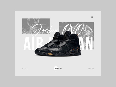 Daily UI #005 - Nike Air Jordan daily daily ui design ui ux web website