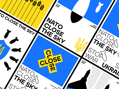 NATO CLOSE THE SKY | POSTER SERIES