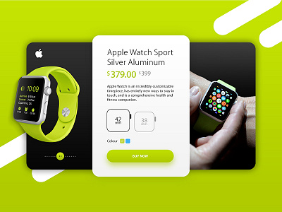 Apple Watch Sport apple apple watch product card shopping card sport watch ui ux watch