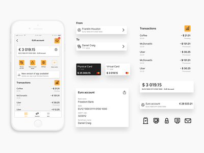 Compact Fintech Banking App UI