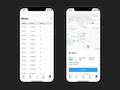 Drone Delivery Operator Companion App