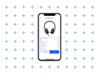 E-commerce page Ui. Headphones