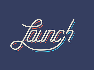 Launch. Lettering calligraphy contest lettering script type type design typography