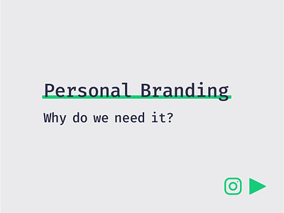 Tip: Why do we need Personal Branding? branding designtip digital marketing marketing personal branding personal growth tipstricks