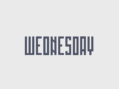 Wednesday. Lettering. craft dailytype designtip handlettering ipadpro lettering procreate typography