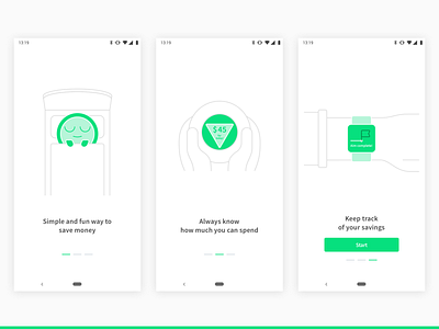 Onboarding. BudgetBuddy Concept App