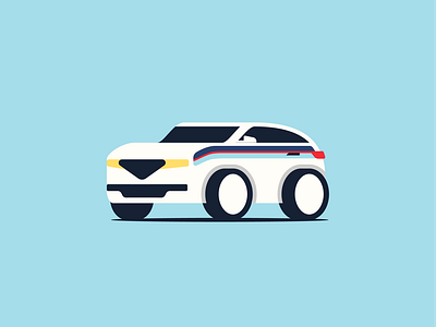 Martini SUV Illustration.