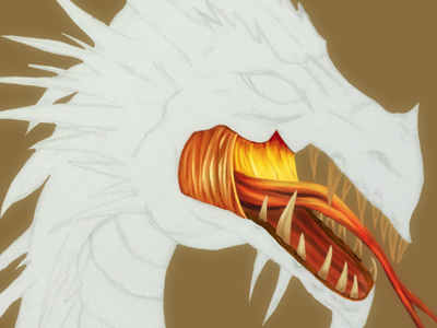 Dragon coloring process