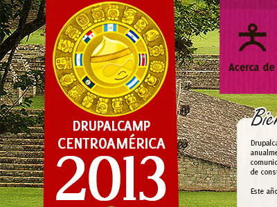 Logo DrupalCamp Centroamérica Guatemala 2013 branding drupal drupalcamp event guatemala identity logo photoshop software technology