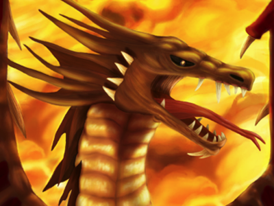 Flying Dragon dragon games gaming ikigames illustration photoshop scales videogames