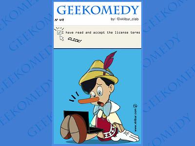 Geekomedy 49 comic geek geekomedy liar pinocho webcomic xklibur