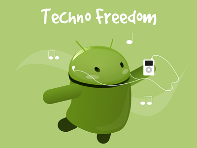 Techno freedom android apple freedom ipod music tech techno