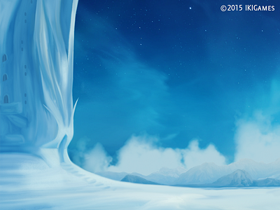 Frozen Land background dragonscales games ikigames illustration photoshop videogames