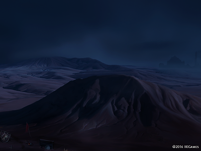 Dark Dune background dragonscales dune games ikigames illustration photoshop videogames
