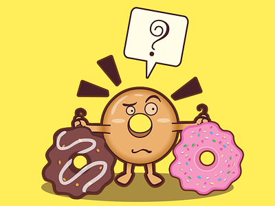 Choose cartoon choose design donut fun shirt
