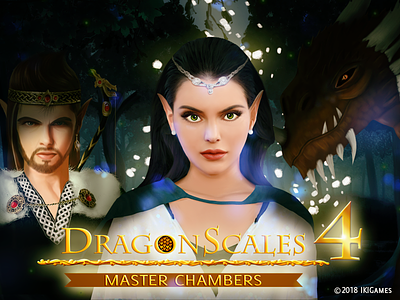 DragonScales 4's Promotional Artwork artwork digital art dragon promotional scales videogame