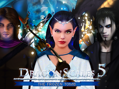 DragonScales 4's Promotional Artwor5 character digital art dragon dragonscales games ikigames illustration logo photoshop scales video games videogames