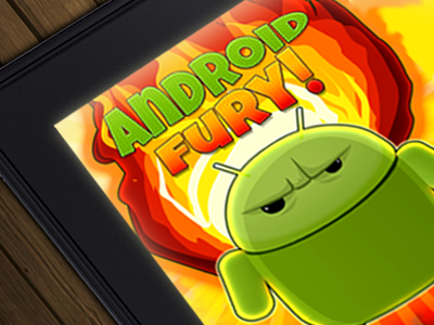 Android Fury android angry flame fury geek google green notebook technology