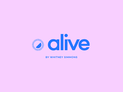 Alive by Whitney Simmons - Branding app brand identity branding design identity illustrator logo logomark type typography vector