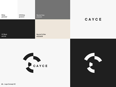 Cayce Branding Concept app brand identity branding clean concept design flat identity illustrator logo logomark logotype mark minimal type typography ui ux vector web