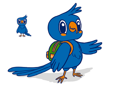 Arara Azul mascot