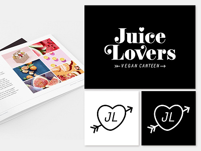 Juice Lovers adelaide brand guidelines branding cafe icon logo logo hallmark vegan