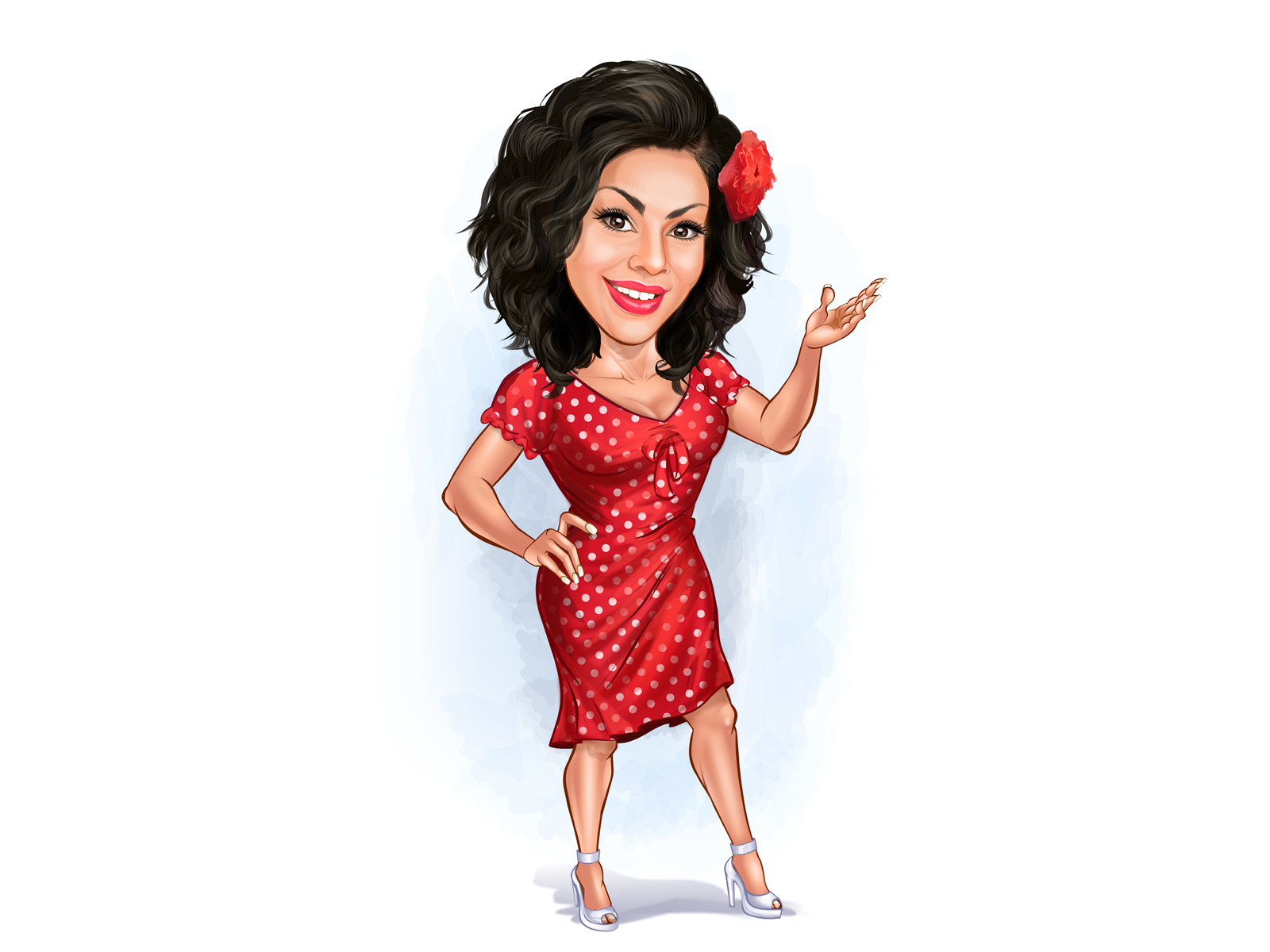 Digital Caricatures Woman Caricature By Jenae On Dribbble