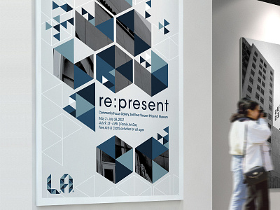 re:present Los Angeles Poster exhibition poster print