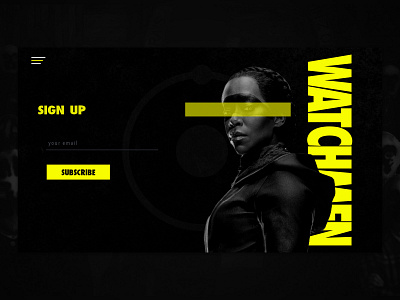 Daily UI 001 — Sign Up comics design email product design registration sign up signup ui watchmen