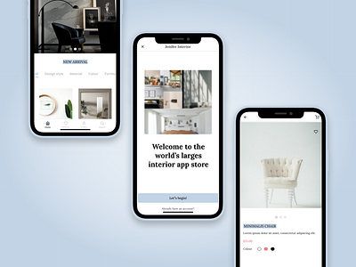 Mobile furniture app