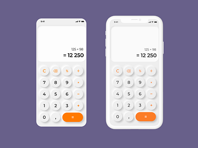 Calculator app calculator dailyui mobileapp ui vndesign