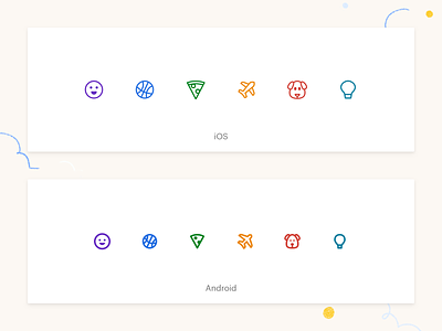 Twist Reactions - Category icons android app communication emoji icon iconography interface ios remote team twist ui