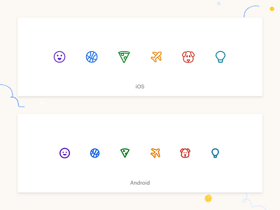 Twist Reactions - Category icons