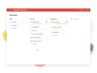 Todoist Boards – Add Section (Web) app board icon kanban live productivity project real task management todo todoist