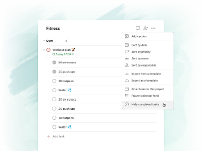 Todoist Foundations - Completed tasks