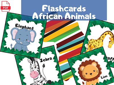 African Animals Flashcards