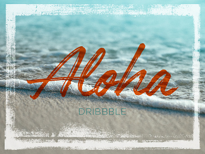 Aloha debut experiment typography