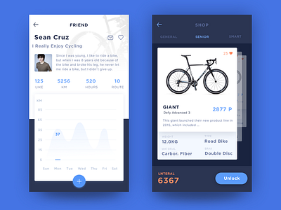 Sharing bike and navigate 4 app bike blue cards friend personal route ui unlock