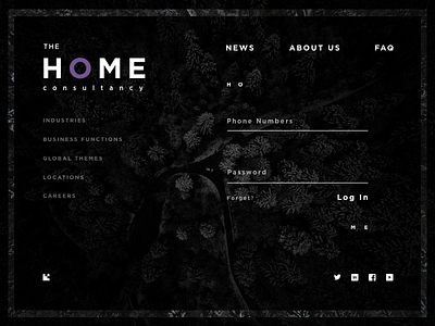 web login black login ui ux web