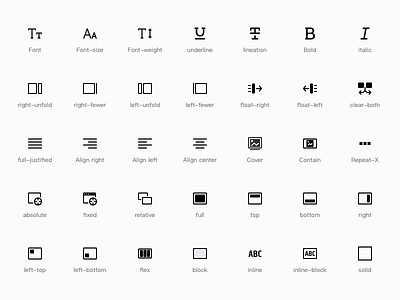 Vision editor icons