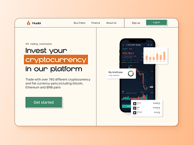 NFT Marketplace | Huobi animation brending design designer figma lending page marketplase nft ui ux work