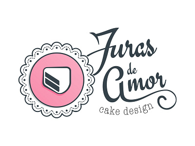 Jurasd Amor2 brand cake lettring logo
