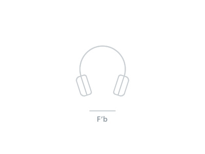 Headphone Icons - F2 grey headphone iconic iconography icons monochrome pictogram
