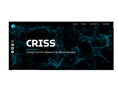 Designed the official Website of CRISS robotics ui ux